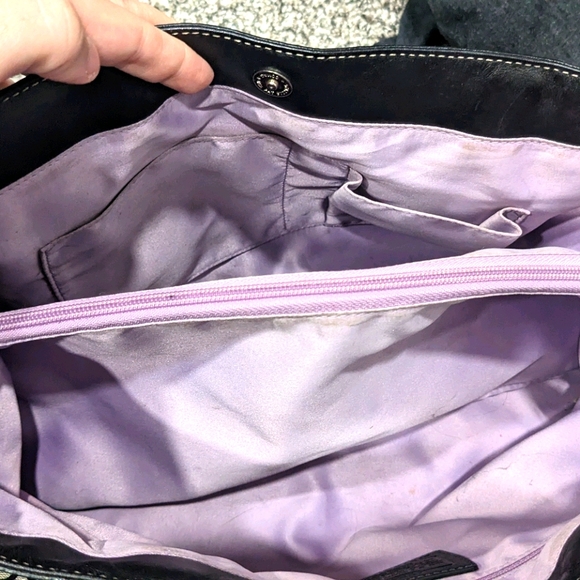 Coach Handbag with Leather - Picture 2 of 5